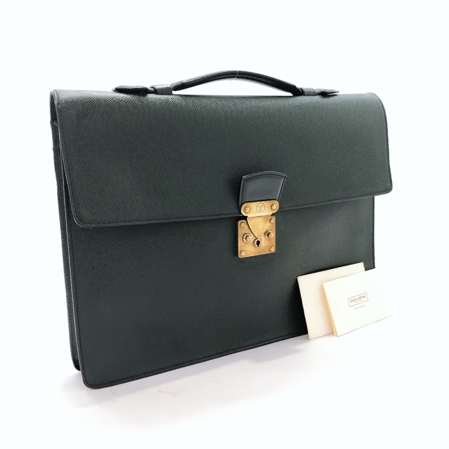 LOUIS VUITTON Business bag M30074 Serviette Clad Taiga mens | eBay