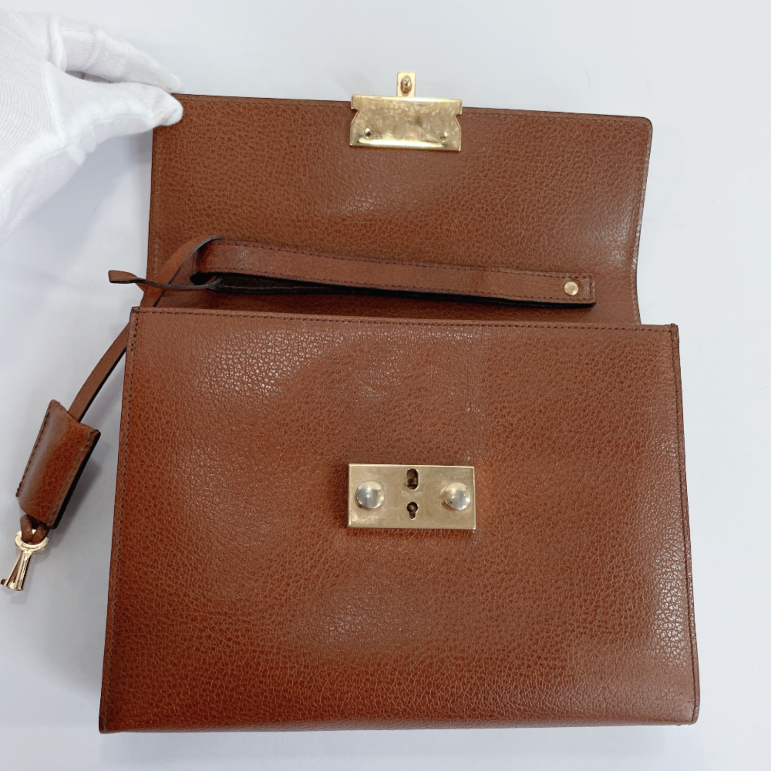 salvatore ferragamo men's clutch bag