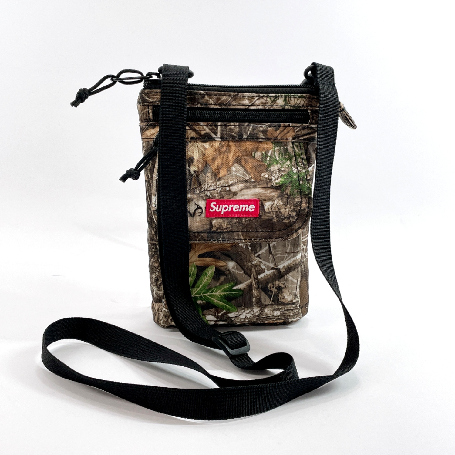 supreme camo shoulder bag