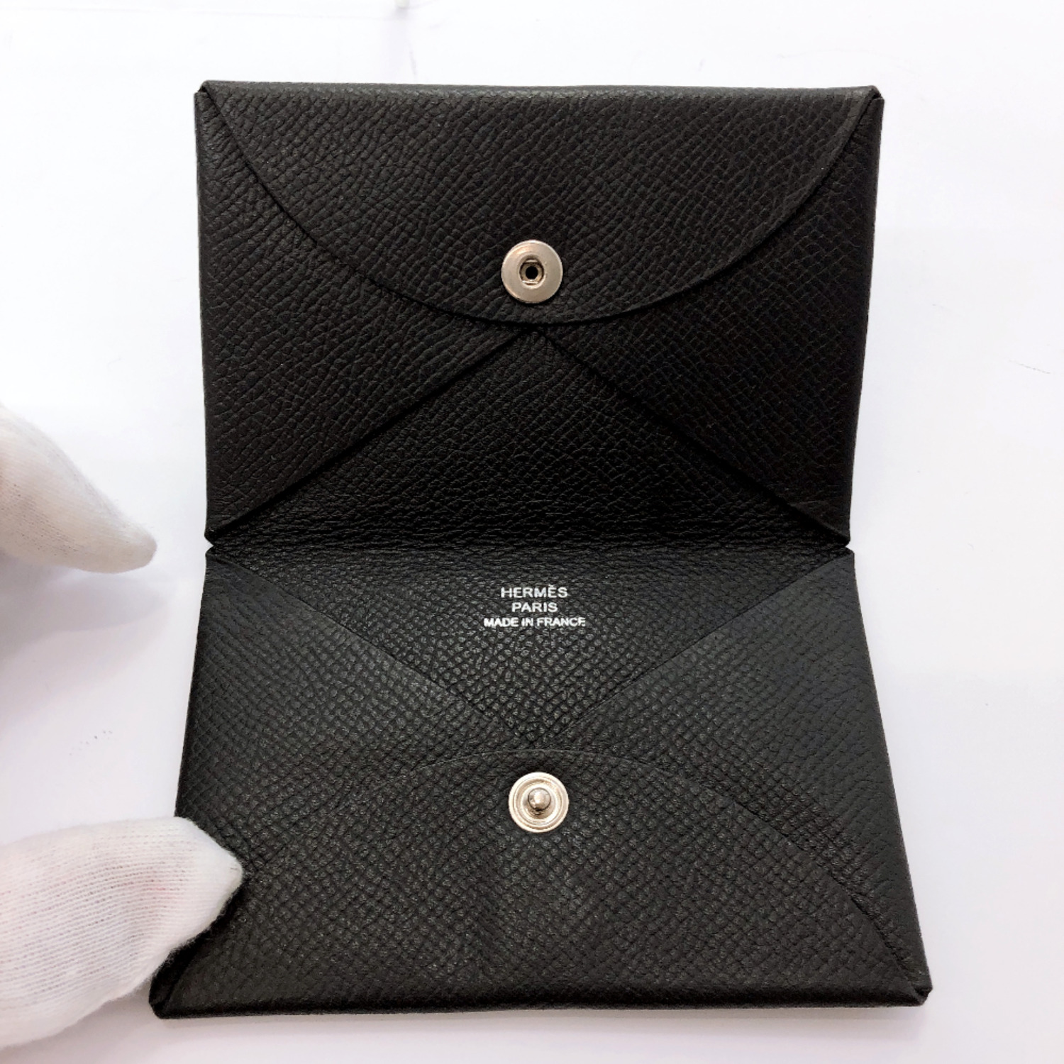 HERMES Card Case Calvi Epsom mens eBay