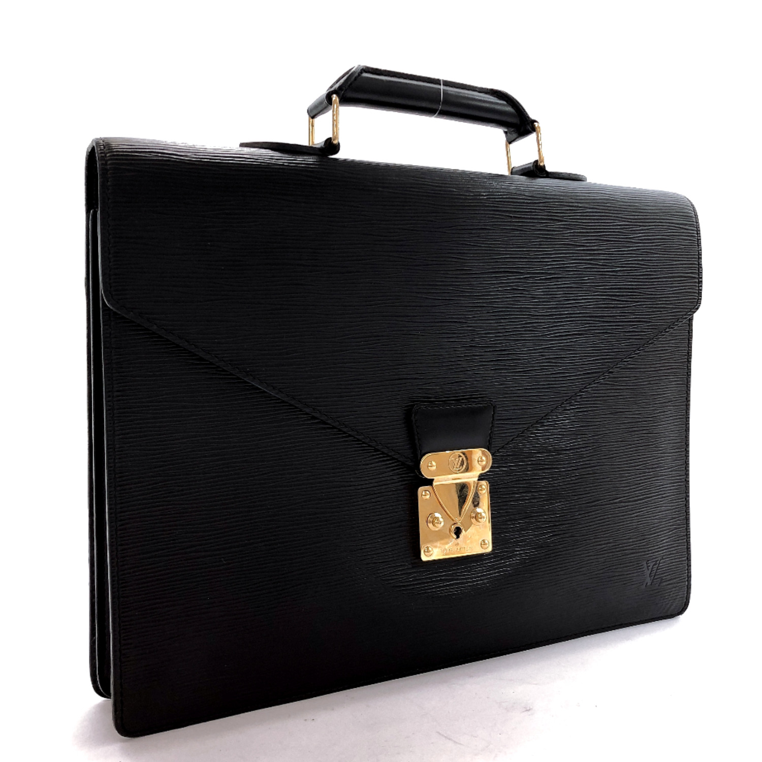 LOUIS VUITTON Business bag M54412 Cerviet ambassador Epi Leather Gold Hardwa... | eBay