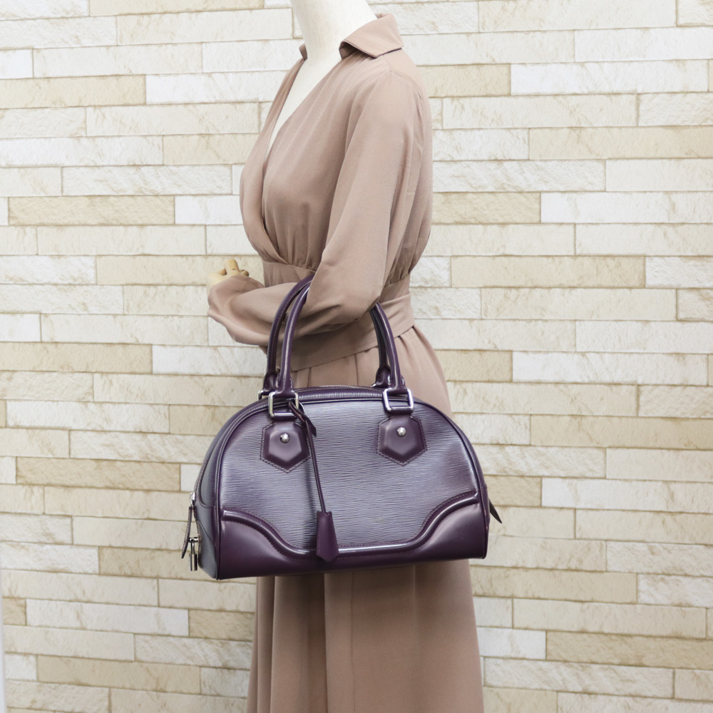 LOUIS VUITTON Handbag M5932K purple Epi Leather Cassis Epi Montaigne PM from... | eBay