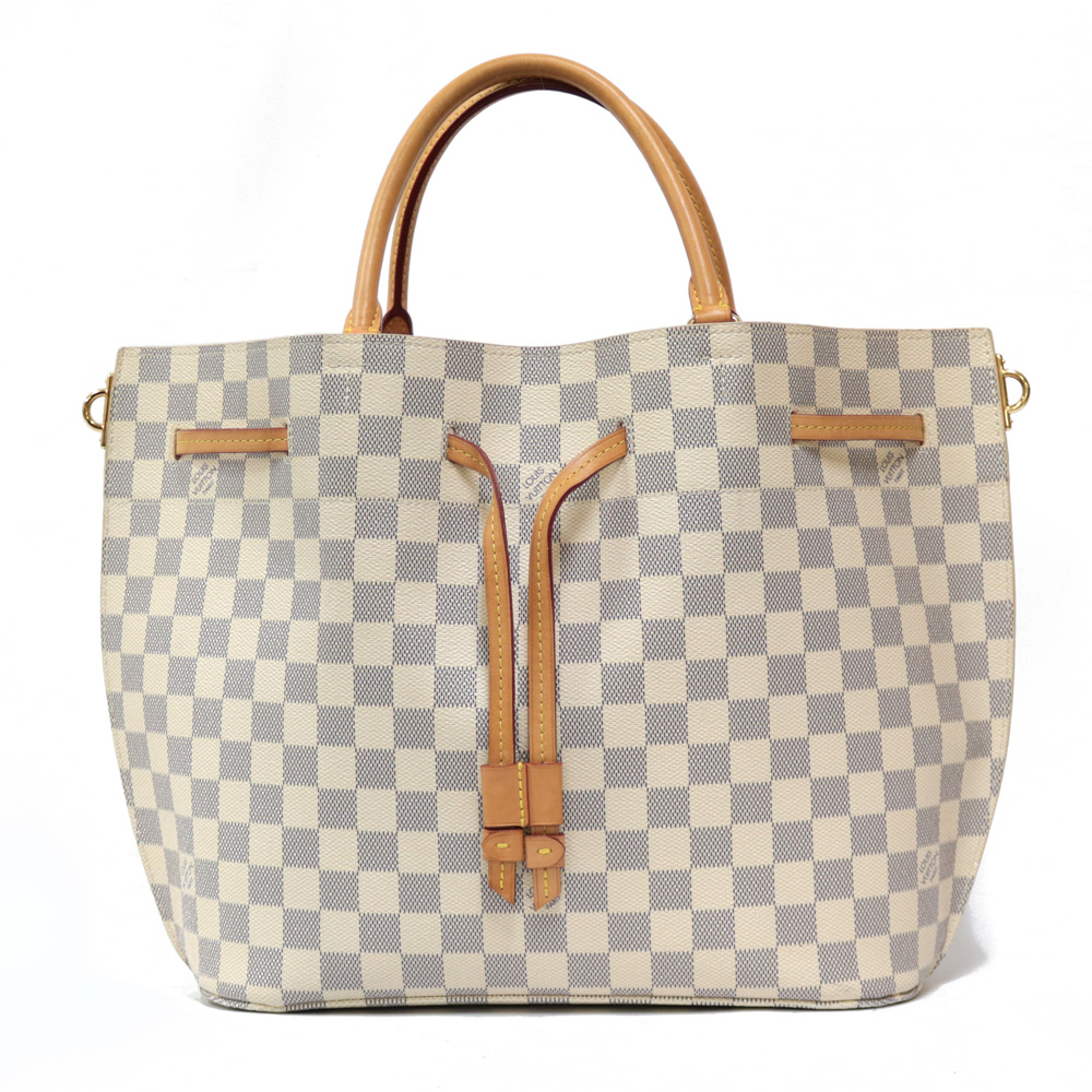 LOUIS VUITTON Handbag N41579 white 2WAY bag Shoulder Bag Damier Azul Girorat...