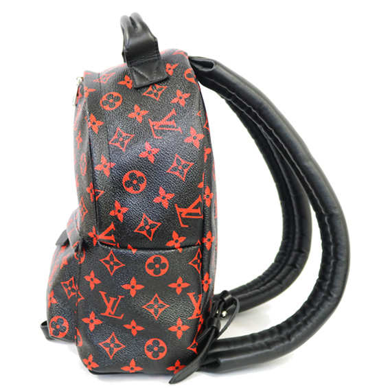 LOUIS VUITTON Backpack Â· Daypack M41458 black Black x red Monogram Anfra ... | eBay