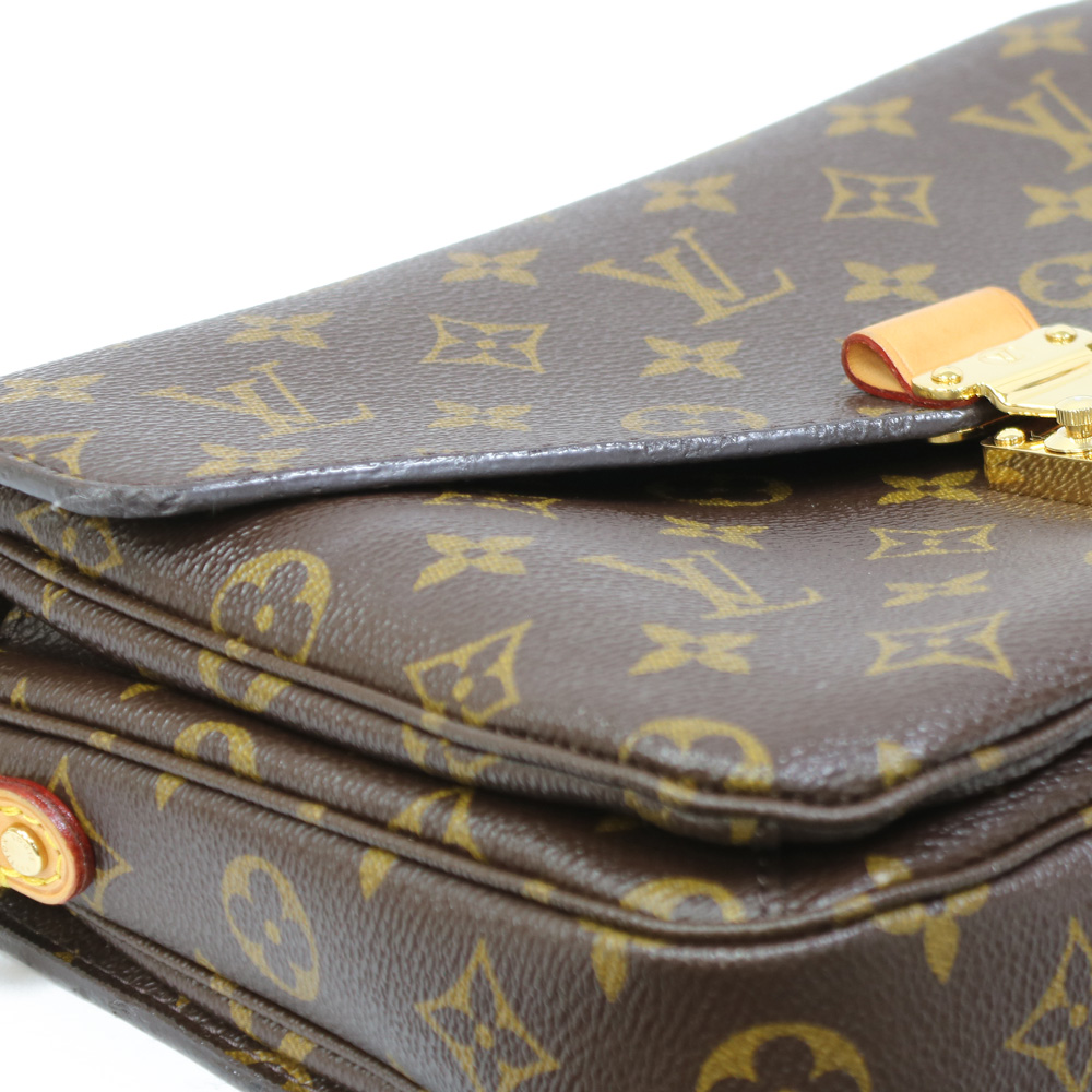 LOUIS VUITTON Shoulder Bag M40780 Brown Shoulder Pochette Monogram from japan | eBay