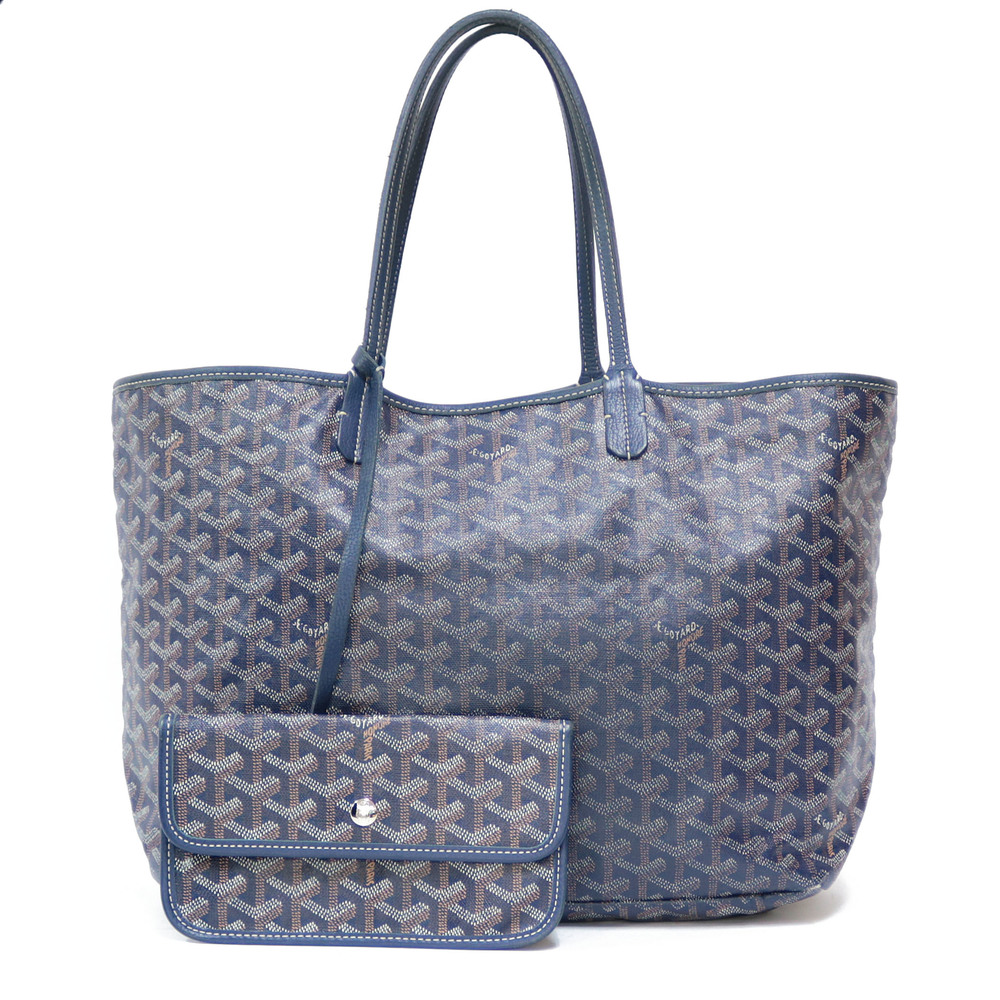 goyard tote bag blue