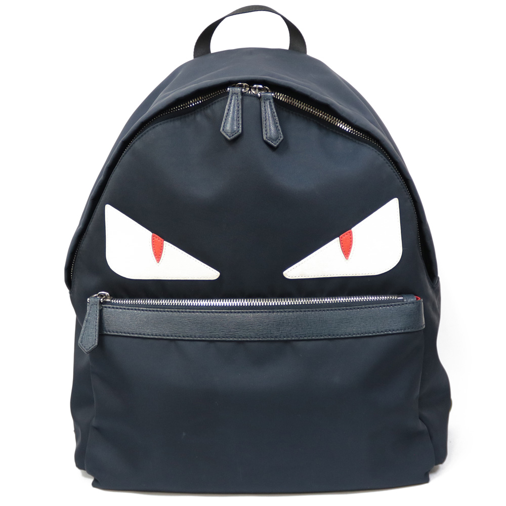 FENDI Backpack Â· Daypack Navy Monster nylon from japan | eBay