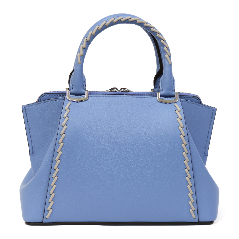 CARTIER Shoulder Bag L1002070 blue leather 2way bag handbag from japan ...