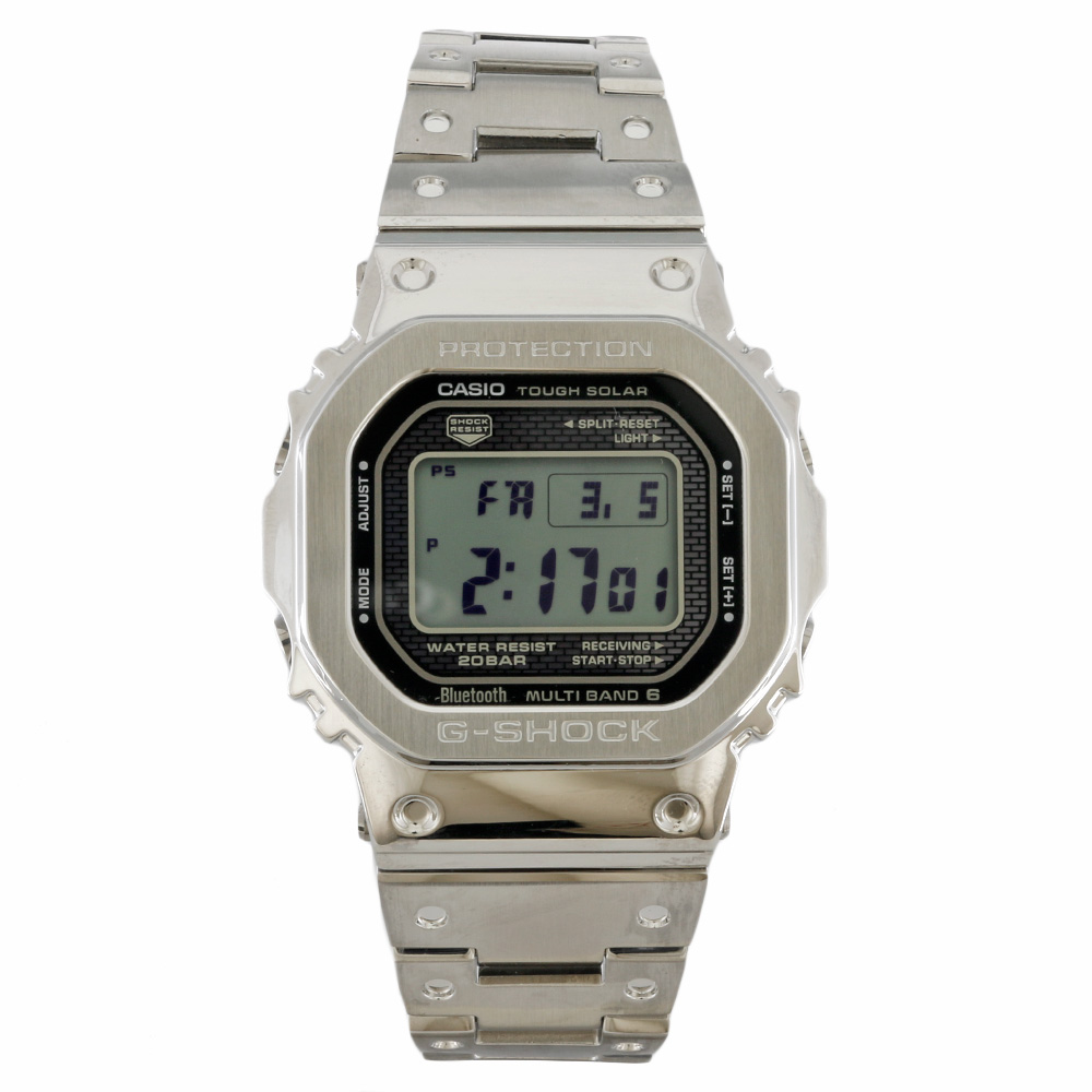 G-SHOCK Watches GMW-B5000D Silver Stainless Steel Casio Bluetooth
