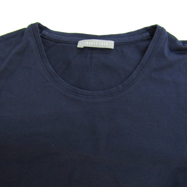 セオリーリュクス 半袖Tシャツ トップス クルーネック コットン 日本 
