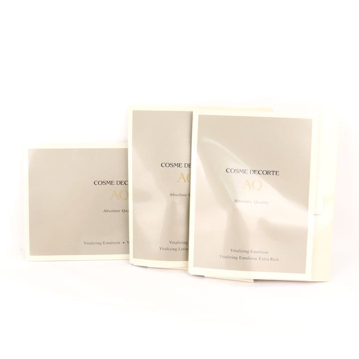 コーセー サンプル 未使用 3点セット コスメデコルテ AQ 乳液など  