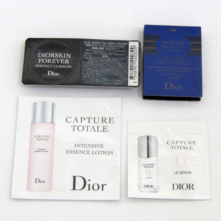 ディオール サンプル 未使用 カプチュールトータル他 4点セット まとめて コスメ 美容液等 レディース Dior 【中古】｜Dior｜店舗買取｜ メイクアップ＞その他メイクアップ｜USEDのアパレル通販サイト - SMASELL（スマセル）