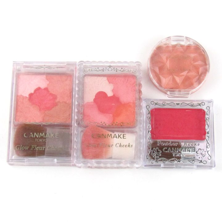 キャンメイク チーク 4点セット 未使用有 コスメ まとめて レディース