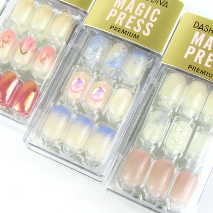 【新品未使用】6種セット　ダッシングディバ ネイルチップ ダッシングディバ マジックプレス ネイルチップ つけ爪 6点