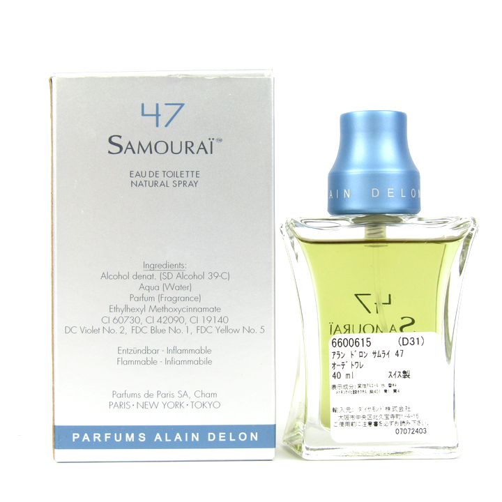 アランドロン サムライ47 オードトワレ 40ml　3本 Amazon.co.jp: 【アランドロン】サムライ47 EDT・SP 40ml (並行
