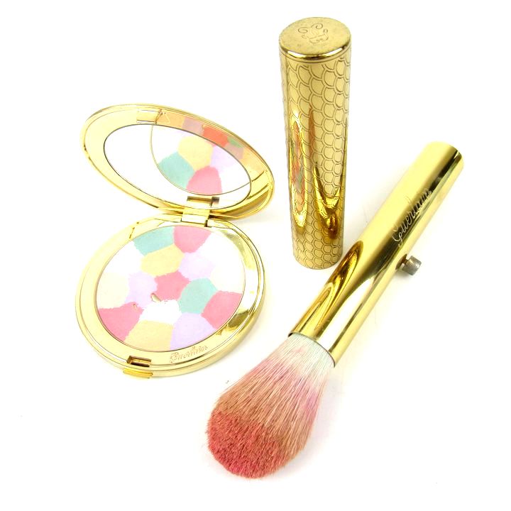 GUERLAIN ゲラン フェイスパウダー&携帯用ブラシセット 未使用品