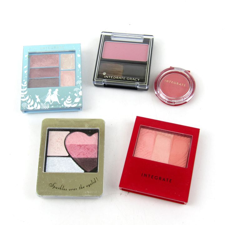 SHISEIDO メイクアップ 4点セット 未使用 資生堂 インテグレート アイシャドウ 未使用有 5点セット まとめて