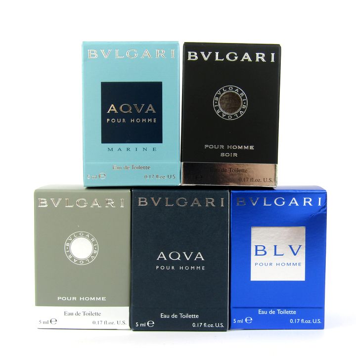 ★匿名配送★　香水　ブルガリ　まとめ売り　5点セット BVLGARI ブルガリ ザ メンズ ギフト コレクション ミニチュア セット