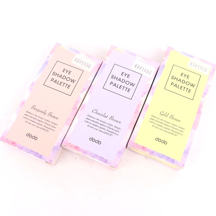 ドド アイシャドウパレット 3点セット #10ショコラブラウン他 未使用