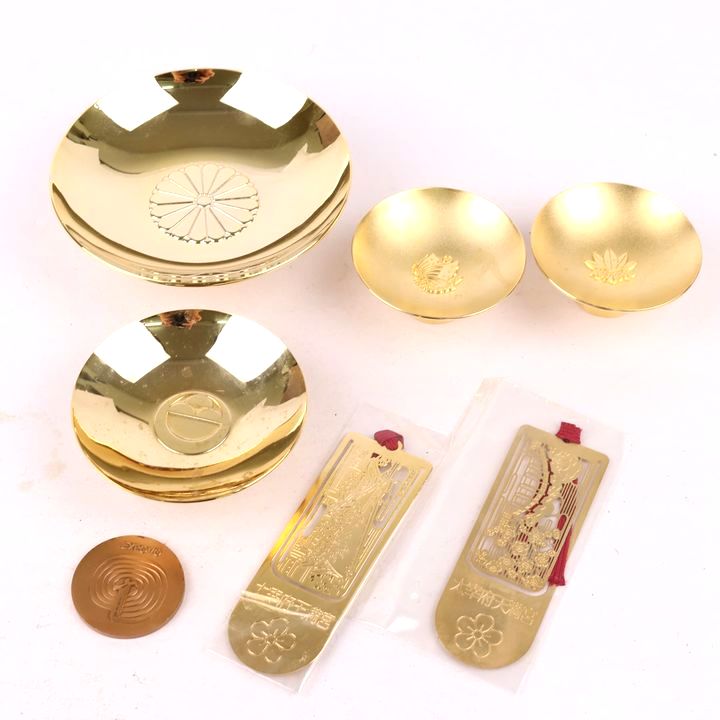 金盃・記念コイン・しおり 7点セット 未使用有 24KGP 日本万国博覧会 