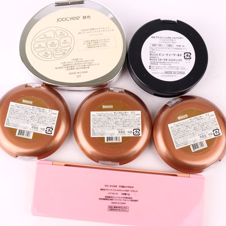 ジューシー他 アイシャドウ/フェイスカラー等 6点セット 未使用 まとめ  