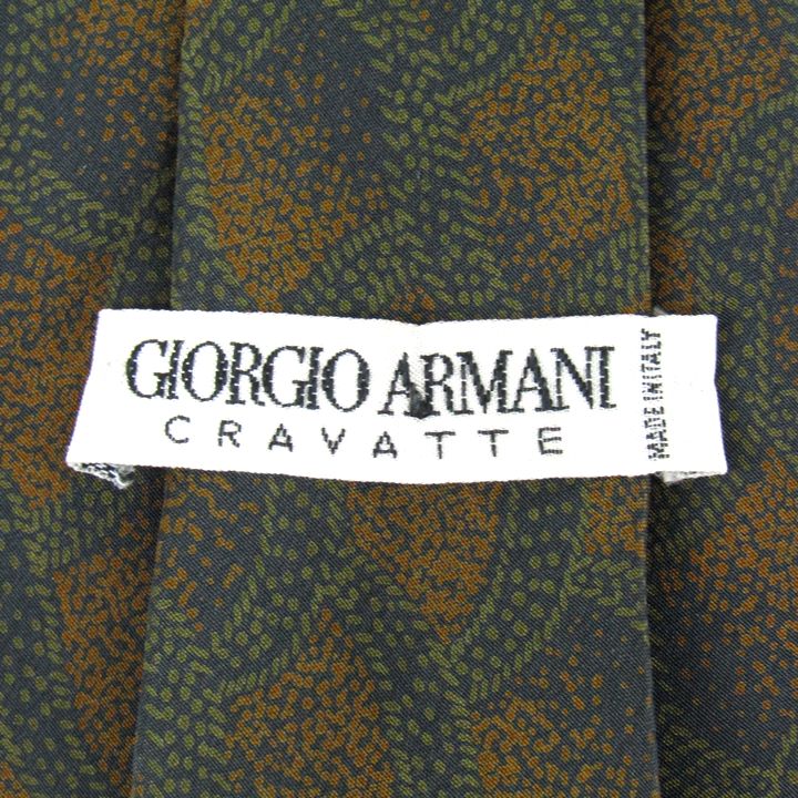 ジョルジオアルマーニ ブランドネクタイ 総柄 シルク イタリア製