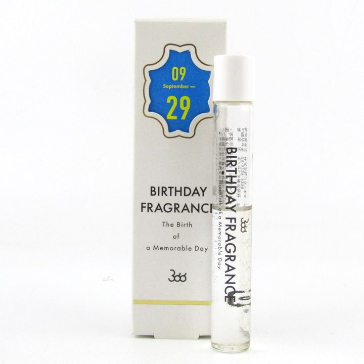 バースデーフレグランス フレグランスオイル 9月29日 残半量以上 366 ミニ香水 レディース 10mlサイズ BIRTHDAY FRAGRANCE  【中古】｜BIRTHDAY FRAGRANCE｜店舗買取｜フレグランス＞香水｜USEDのアパレル通販サイト - SMASELL（スマセル）