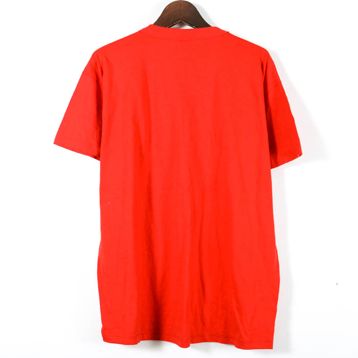 50s 60s USA製 アスレチック フットボール Tシャツ L 赤 白 長袖 ラッセルアスレティック Russell Athletic フットボールシャツ