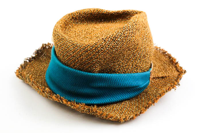 ヒラタアキオ　新品未使用　麦わら帽子　黒ストローハット　CA4LA ボルサリーノ ヒラタアキオ 新品未使用 麦わら帽子 黒ストローハット CA4LA