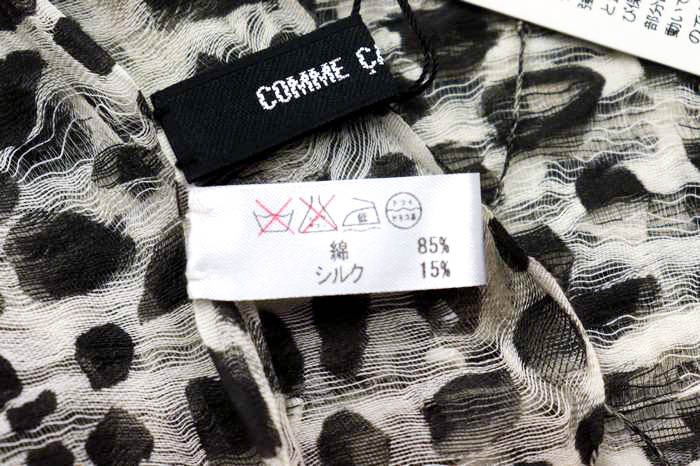 COMME CA DU MODE コムサ・デ・モード ショール コムサ・デ・モード ショール 未使用 ストール 総柄 シルク混