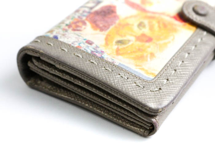 マンハッタナーズ 長財布 ネコ 小銭入れあり ロングウォレット