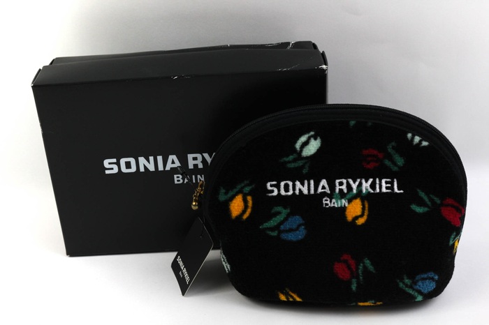 ソニアリキエル ポーチ 未使用 花柄 小物入れ ブランド レディース ブラック Sonia Rykiel 【中古】｜Sonia Rykiel ｜店舗買取｜財布/小物＞ポーチ｜USEDのアパレル通販サイト - SMASELL（スマセル）