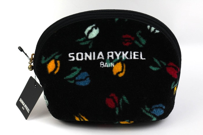 ソニアリキエル ポーチ 未使用 花柄 小物入れ ブランド レディース ブラック Sonia Rykiel 【中古】｜Sonia Rykiel ｜店舗買取｜財布/小物＞ポーチ｜USEDのアパレル通販サイト - SMASELL（スマセル）