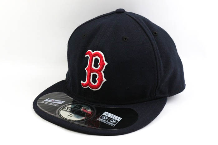 ニューエラ キャップ 59 FIFTY MLB ボストン レッドソックス 帽子 野球 ブランド メンズ 7.375サイズ ネイビー NEW ERA  【中古】｜NEW ERA｜店舗買取｜帽子＞キャップ｜USEDのアパレル通販サイト - SMASELL（スマセル）