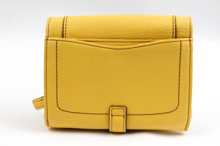 新品未使用 ELLE ブラウン elle 三つ折り財布