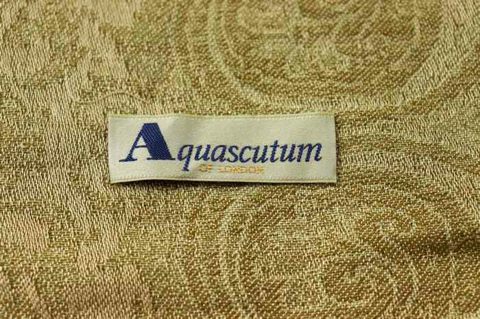 アクアスキュータム ストール ウール シルク ブランド 小物 メンズ レディース ベージュ Aquascutum 【中古】｜Aquascutum｜店舗買取｜ファッション雑貨＞マフラー｜USEDのアパレル通販サイト  - SMASELL（スマセル）