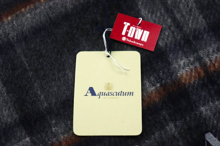 アクアスキュータム マフラー ストール 未使用 チェック柄 カシミヤ ブランド 小物 メンズ グレー Aquascutum 【中古】｜ Aquascutum｜店舗買取｜ファッション雑貨＞マフラー｜USEDのアパレル通販サイト - SMASELL（スマセル）