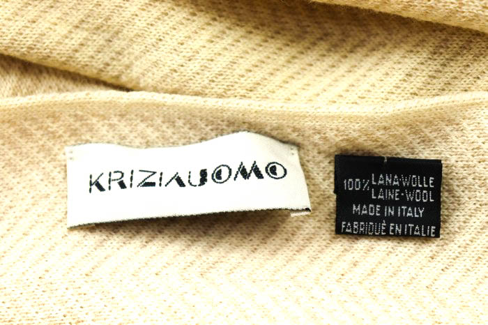 クリツィアウォモ マフラー ヘリンボーン ウール イタリア製 ブランド  