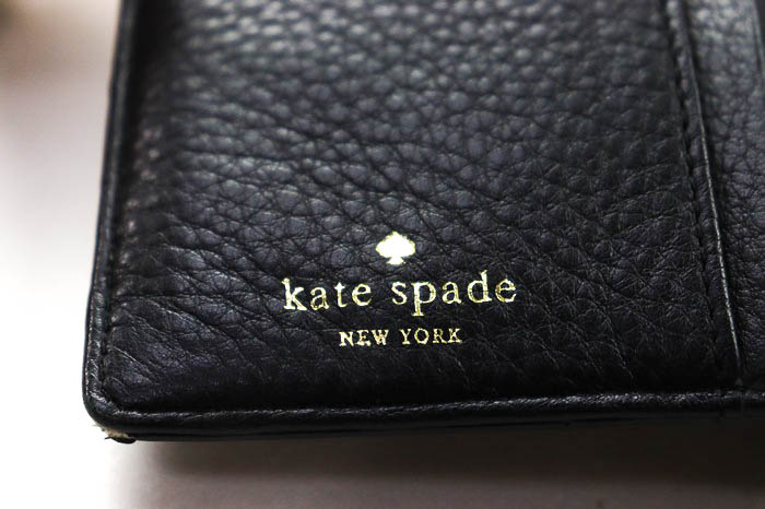 ケイトスペード 長財布 レザー ウォレット ブランド レディース ブラック Kate Spade 【中古】｜Kate Spade｜店舗買取｜財布/小物＞ 財布｜USEDのアパレル通販サイト - SMASELL（スマセル）