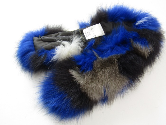 新品・未使用】シャーロットシモーヌ フォックスファーマフラー フランス製