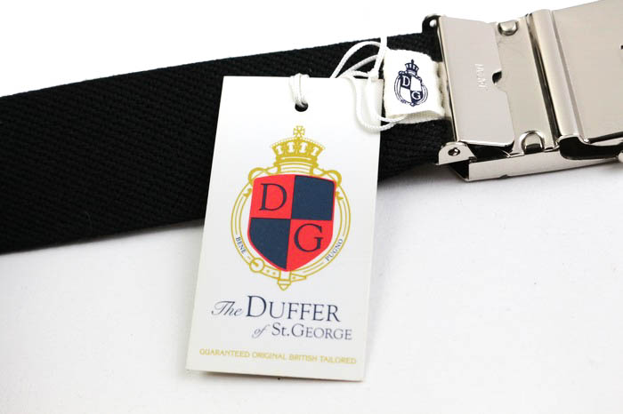 ザダファーオブセントジョージ ベルト 未使用 キャンバス ブランド 小物 メンズ ブラック The DUFFER of ST.GEORGE 【中古】｜The  DUFFER of ST.GEORGE｜店舗買取｜ファッション雑貨＞ベルト｜USEDのアパレル通販サイト - SMASELL（スマセル）