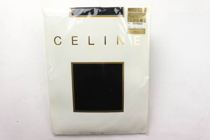 新品 未使用 セリーヌ ストッキング タイツ 黒色 6足セット M〜L、L〜LL セリーヌ ストッキング/タイツ 6点セット 未使用 ブランド
