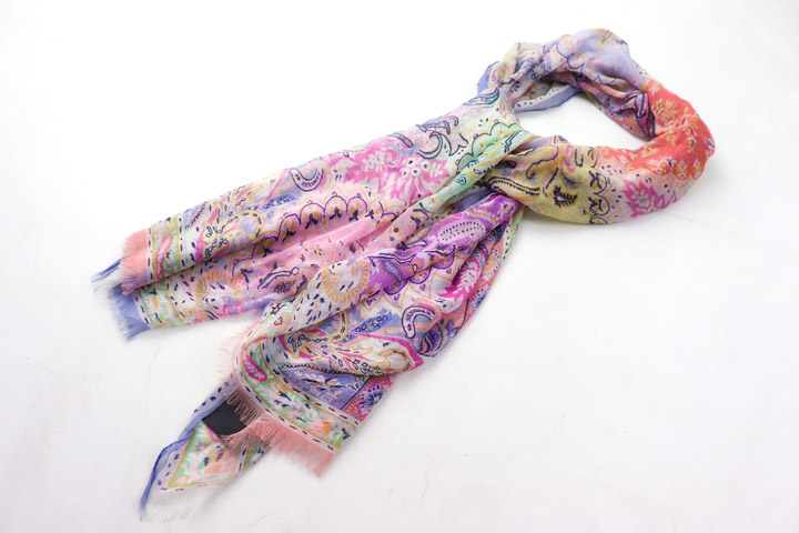 ETRO エトロ スカーフ ショール 中古】エトロ ETRO ストール スカーフ