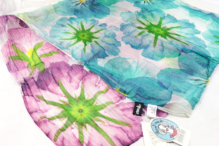 deco neck ショール ストール 未使用 シルク混 ブランド