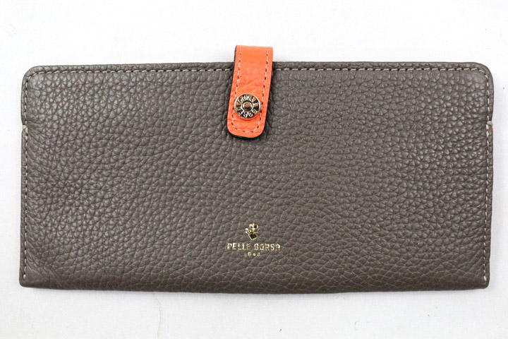 アナスイ 三つ折り財布 エナメル/レザー がま口 小銭入れあり