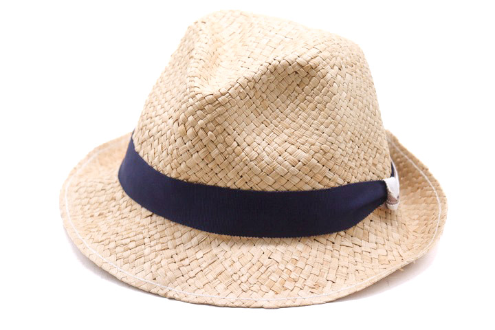 カシラ　麦わら帽子　新品未使用 カシラ ハット 麦わら帽子 日本製 ブランド レディース グレー系