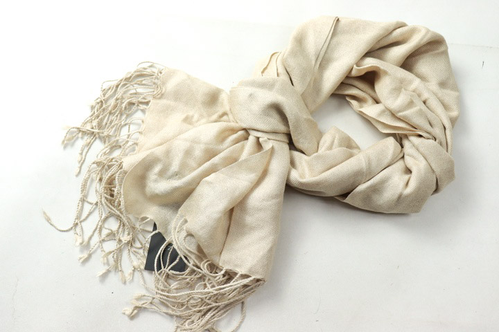 ランバンコレクション 大判ストール カシミヤ混 カシミヤストール