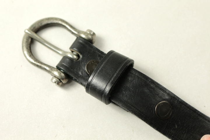 エイチティーシー ベルト スタッズ レザー 80/32 ブランド 小物 メンズ