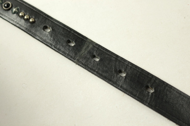 エイチティーシー ベルト スタッズ レザー 80/32 ブランド 小物 メンズ