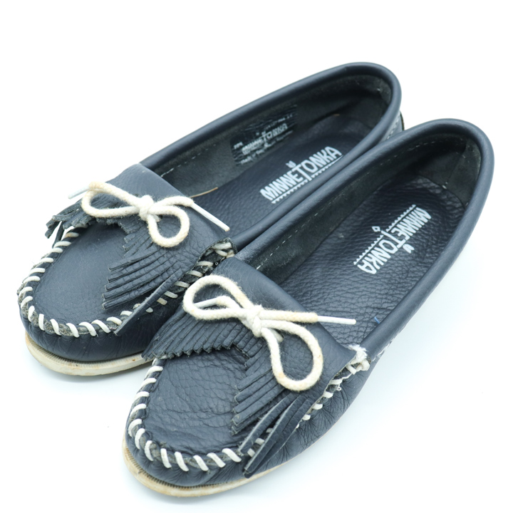 美品 MINNETONKA ミネトンカ モカシン ビーデッドキルティ